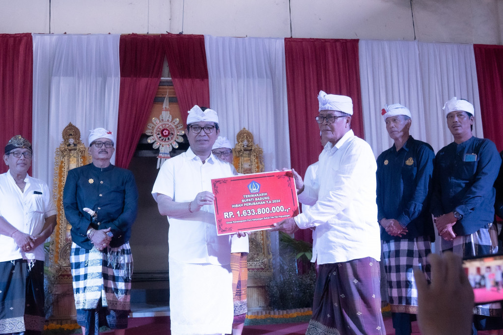 Karya Panca Madurga, Melaspas di Pura Kahyangan Prajapati Setra Dukuh Sakti Tektek Peguyangan  Sekda: Pemkab Badung berkomitmen Lestarikan Tradisi, Adat dan budaya Bali